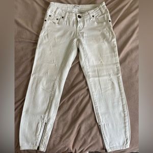 One teaspoon white capris pant